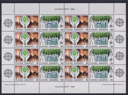 Griechenland 1630-1631 A postfrisch als ZD-Bogen, CEPT #NV307