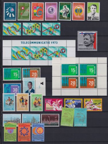 niederl. Antillen Jahrgang 1973-1974 postfrisch #NV712