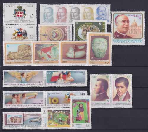 Chile Jahrgang 1983 postfrisch
