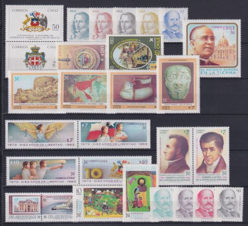 Chile Jahrgang 1983 postfrisch