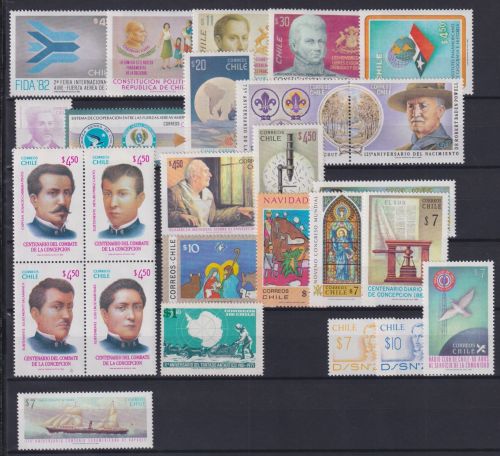 Chile Jahrgang 1982 postfrisch