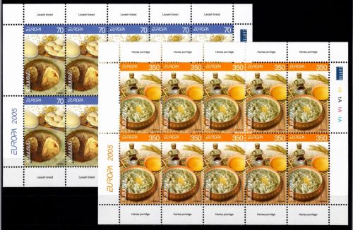 Armenien 519-520 postfrisch als Kleinbögen, Cept 2005 #NV553