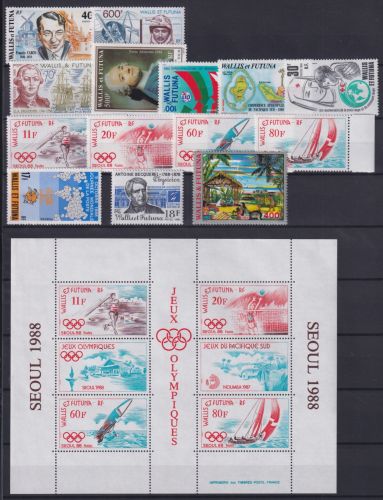 Wallis & Futuna Jahrgang 1988 postfrisch