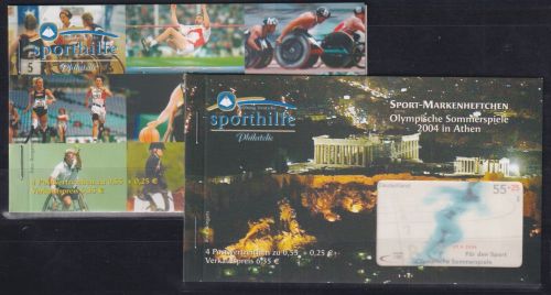 Deutschland 2383 und 2384 postfrisch Markenhefte / Olympische Spiele #NN704