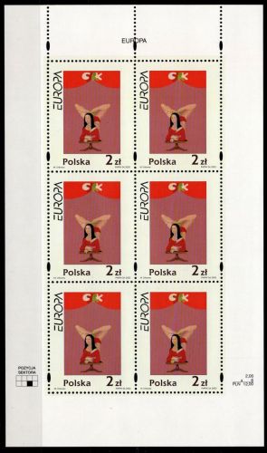 Polen 3972 postfrisch Kleinbogen / CEPT #NN787