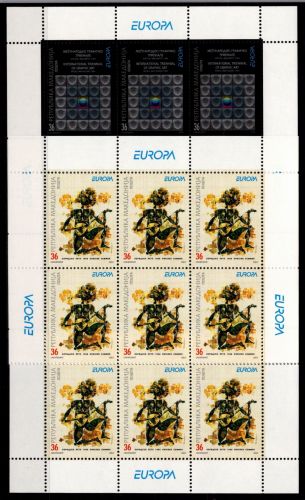 Makedonien 279 und 280 postfrisch Kleinbogensatz / CEPT #NN806