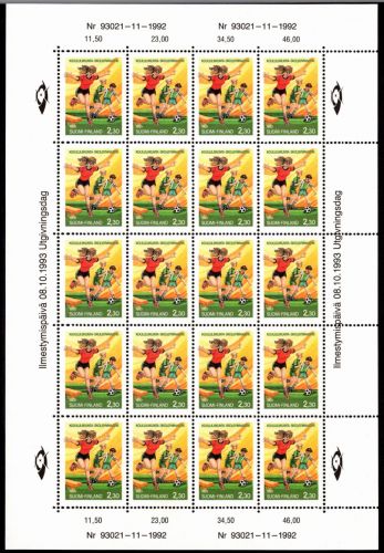 Finnland 1228 postfrisch Kleinbogen / Sport #NN869