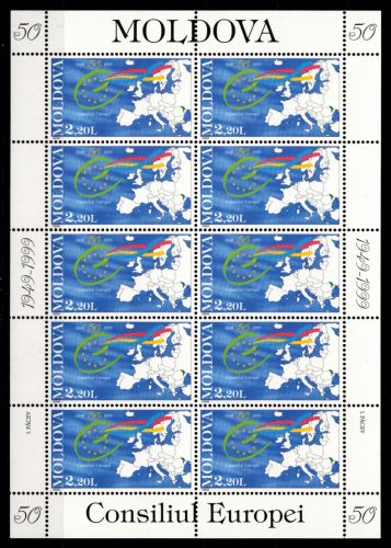 Moldawien 304 postfrisch als Kleinbogen, Cept Mitläufer #NV649