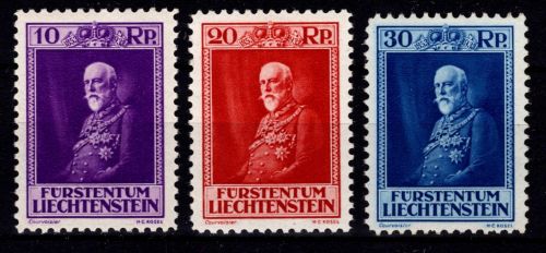 Liechtenstein 122-124 postfrisch