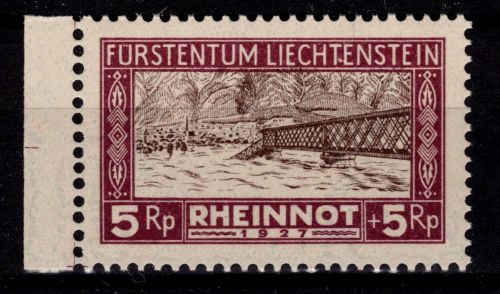 Liechtenstein 78 I postfrisch PF weißer Fleck zw. T und E #OF135