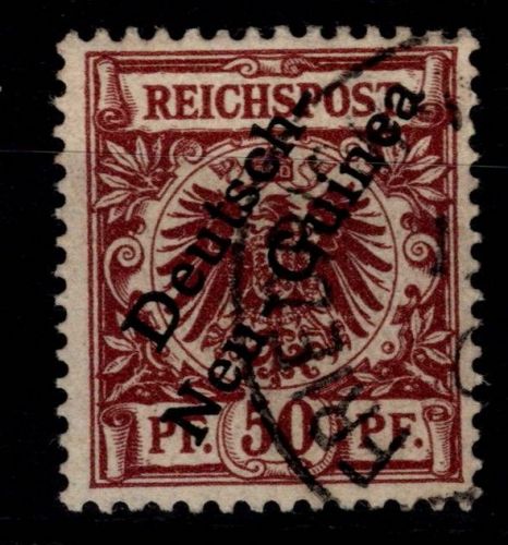 Deutsche Kolonien Neuguinea 6 gestempelt #OG761