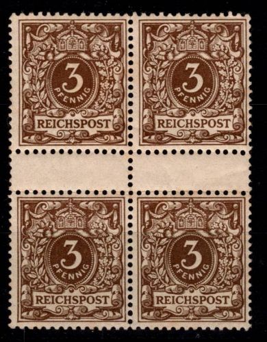 Deutsches Reich 45 e Zs postfrisch geprüft Jäschke BPP, etwas stockig #OG917