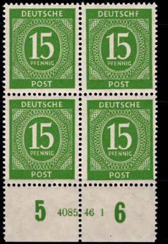 Alliierte Besetzung 922 HAN postfrisch H 4085.46 1 #OH129