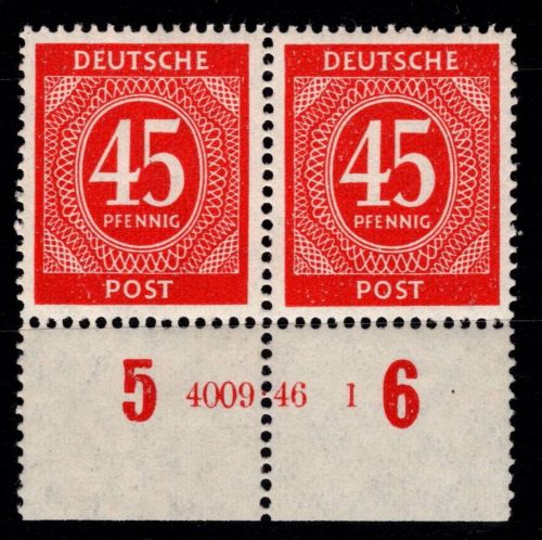 Alliierte Besetzung 931 HAN postfrisch H 4009.46 1, gefaltet #OH168