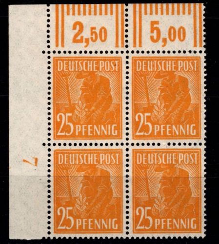 Alliierte Besetzung 952 DZ postfrisch DZ 7 positiv #OH218