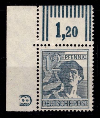 Alliierte Besetzung 947 DZ postfrisch DZ 8 negativ #OH247