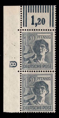 Alliierte Besetzung 947 DZ postfrisch DZ 8 negativ #OH248