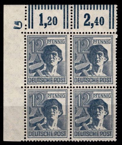 Alliierte Besetzung 947 DZ postfrisch DZ 7 negativ #OH254