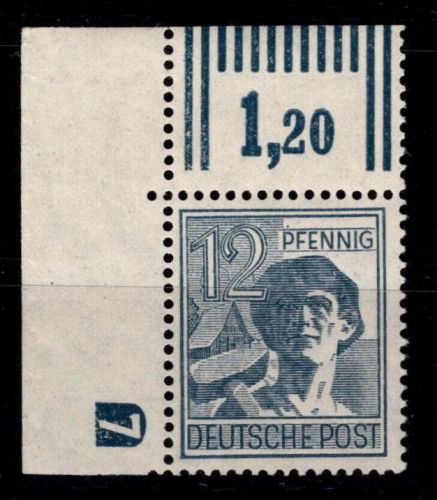 Alliierte Besetzung 947 DZ postfrisch DZ 7 negativ #OH255