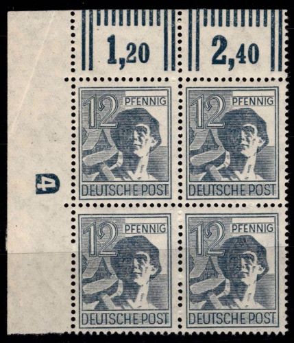 Alliierte Besetzung 947 DZ postfrisch DZ 4 negativ #OH263