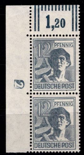 Alliierte Besetzung 947 DZ postfrisch DZ 2 negativ #OH265