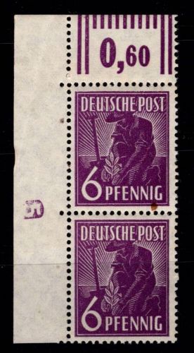 Alliierte Besetzung 944 DZ postfrisch DZ 5 negativ #OH302