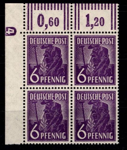 Alliierte Besetzung 944 DZ postfrisch DZ 4 negativ #OH305