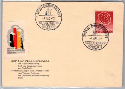 Berlin 71 als Ersttagsbrief FDC Sonderstempel #OF244