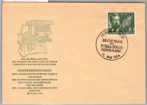 Berlin 117 als Ersttagsbrief #OF295