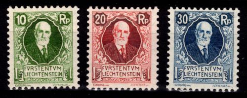 Liechtenstein 72-74 postfrisch