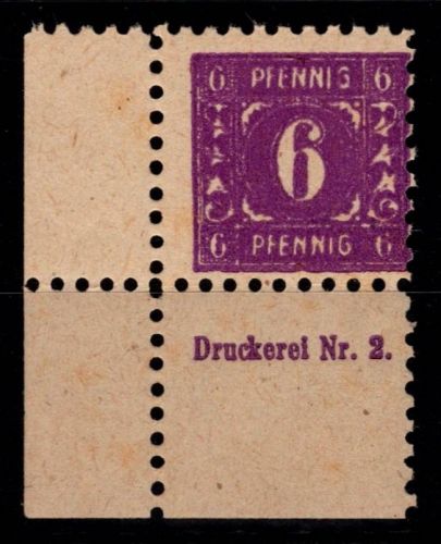 SBZ 9 DZ postfrisch mit Druckerzeichen #OH693