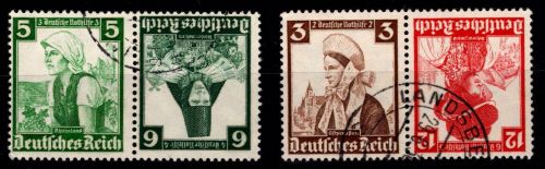 Deutsches Reich K 25, K26 gestempelt