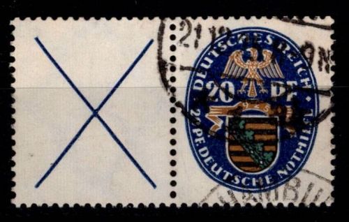 Deutsches Reich W 20.1 gestempelt