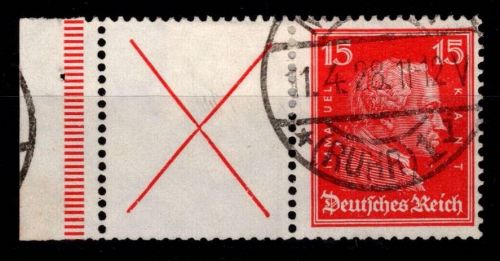 Deutsches Reich W 23 gestempelt #OF706