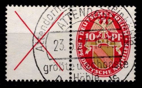 Deutsches Reich W 24.1 gestempelt #OF707