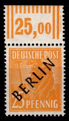 Berlin 10 W OR postfrisch geprüft Schlegel BPP #OF934