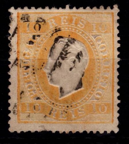 Portugal 35 x C gestempelt Mängel Zähnung #OI331