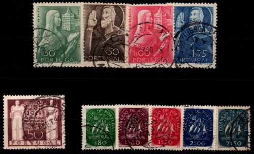 Portugal Jahrgang 1948 mit 720-729 gestempelt #OB029