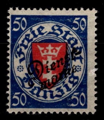 Danzig Dienstmarken 50 postfrisch #OH892