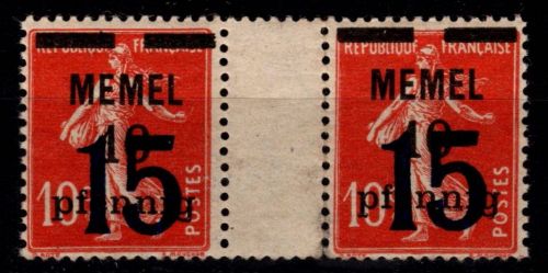 Memel 34 ZW postfrisch