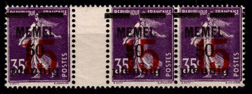 Memel 48 ZW postfrisch