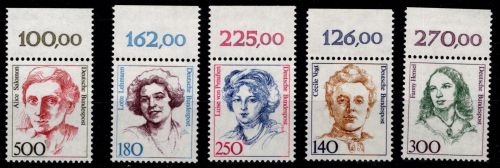 BRD Bund 1397,1427-28, 1432-33 postfrisch Oberrand #OI383
