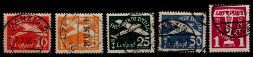 Danzig 251-255 gestempelt #OJ004