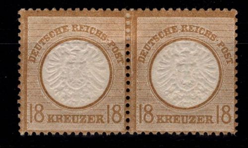 Deutsches Reich 28 mit Falz #OJ041