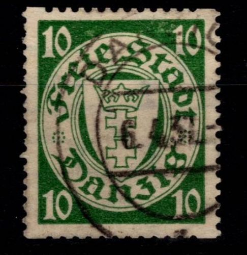 Danzig 194 D gestempelt