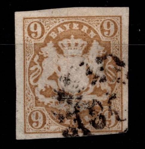 Bayern 17 gestempelt in sauberer Erhaltung #OJ129