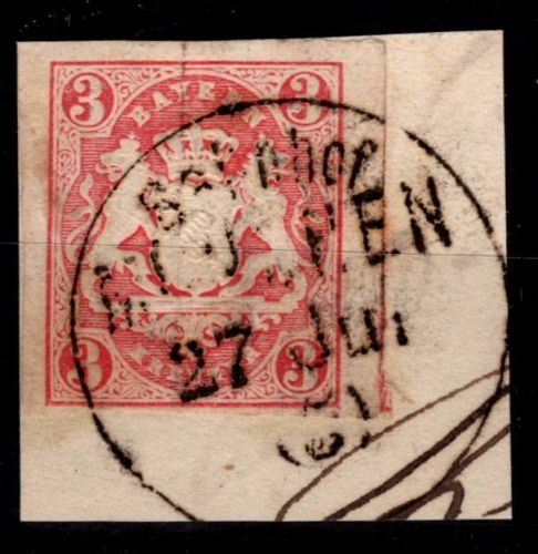 Bayern 15 gestempelt München Bahnhof #OJ136