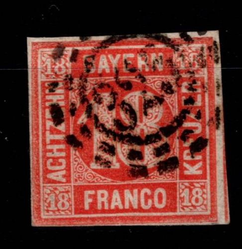 Bayern 13 gestempelt hinterlegt #OJ147