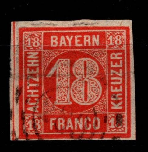 Bayern 13 gestempelt in guter Erhaltung #OJ149