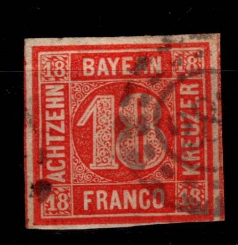 Bayern 13 gestempelt in guter Erhaltung #OJ150